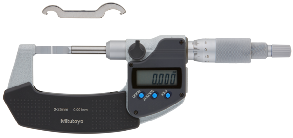 Micrómetro Digimatic de cuchillas  hoja=0,4mm 0-25mm - Herramental