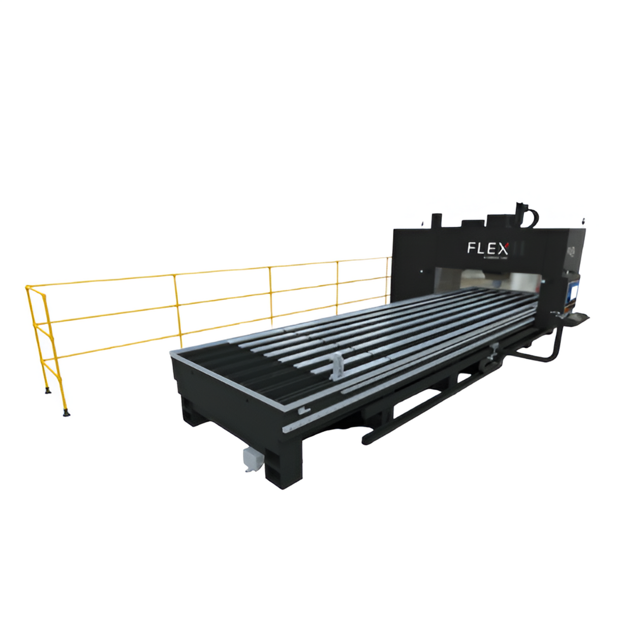 Máquina Flex CNC Modelo G-10-06 con cambiador automático de 20 herramientas, movimientos XYZ: 120in/72in/19.5in