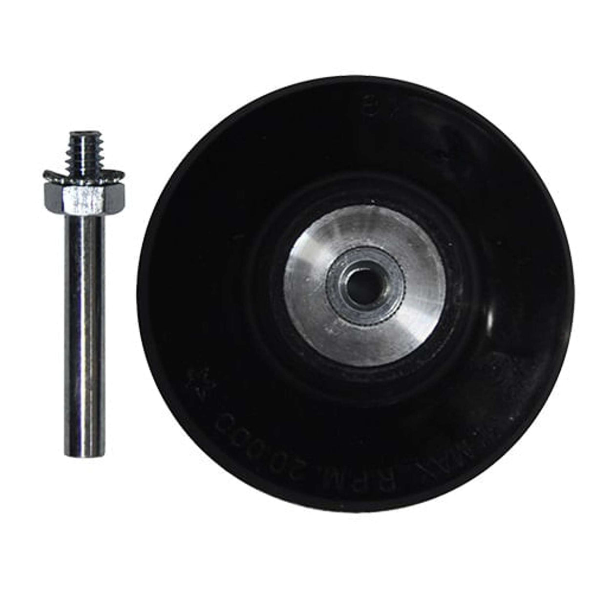 Adaptador para discos rapido de fibra y lija,Espesor 1/4",Diámetro 2" Abrasivos Especiales