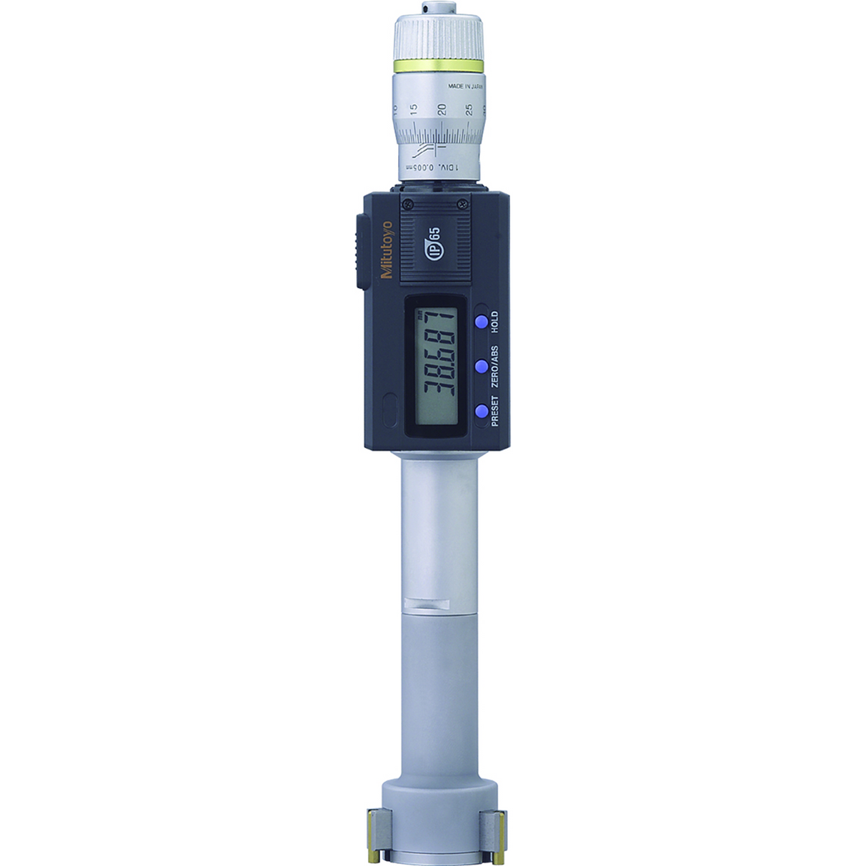 Micrómetro de 3 puntas para interiores 30-40mm, IP65, TIN