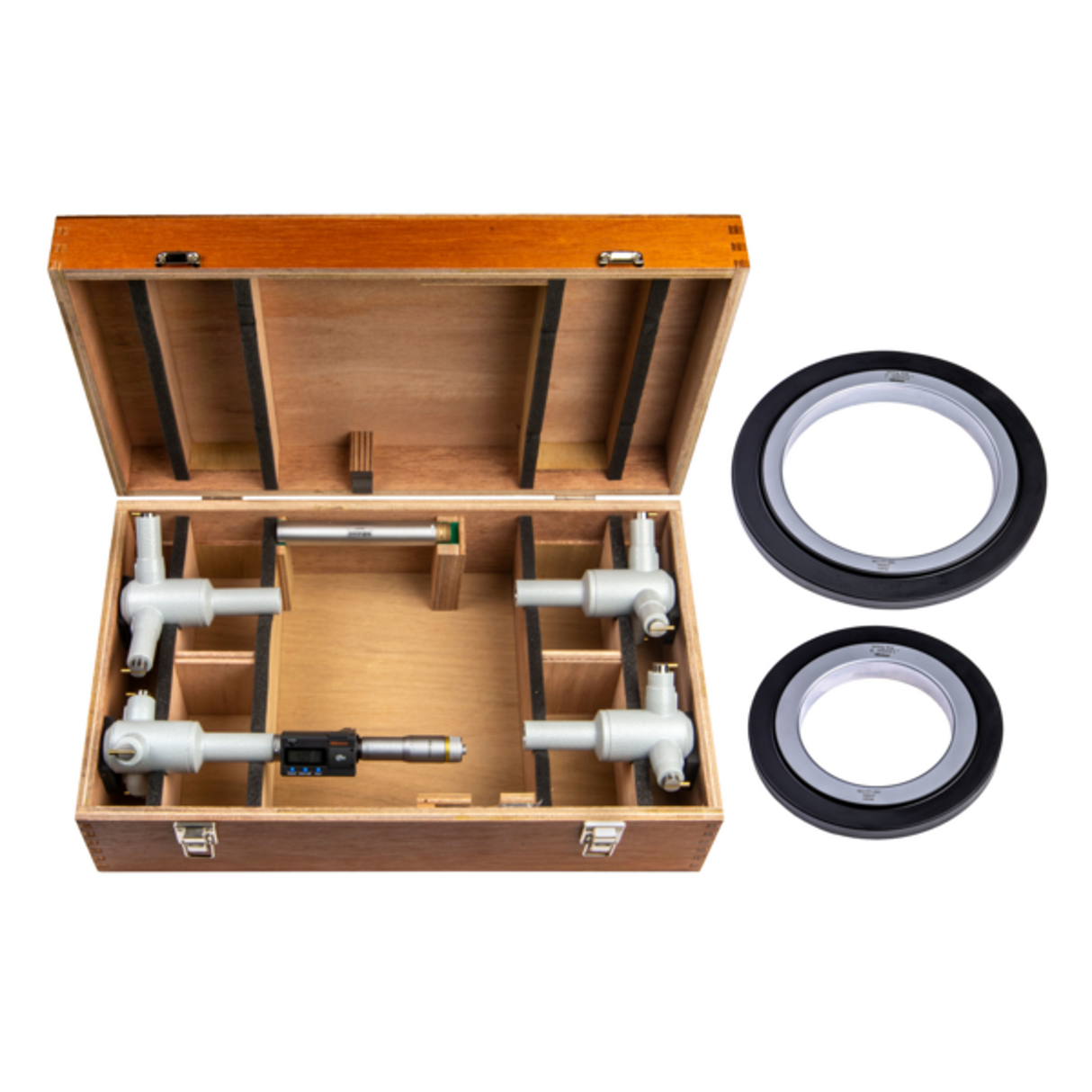 Juego de Holtest digimatic de 3 puntas internas 4-8 pulg, Cabezas intercambiables IP65, TIN