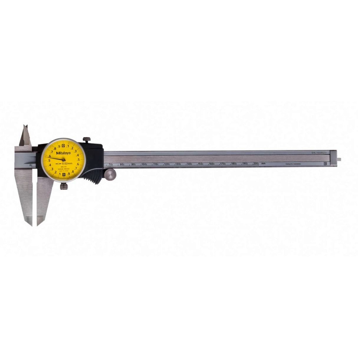 Calibrador con Carátula 0-200mm, 0.02mm, 2mm/rev., mm Mitutoyo