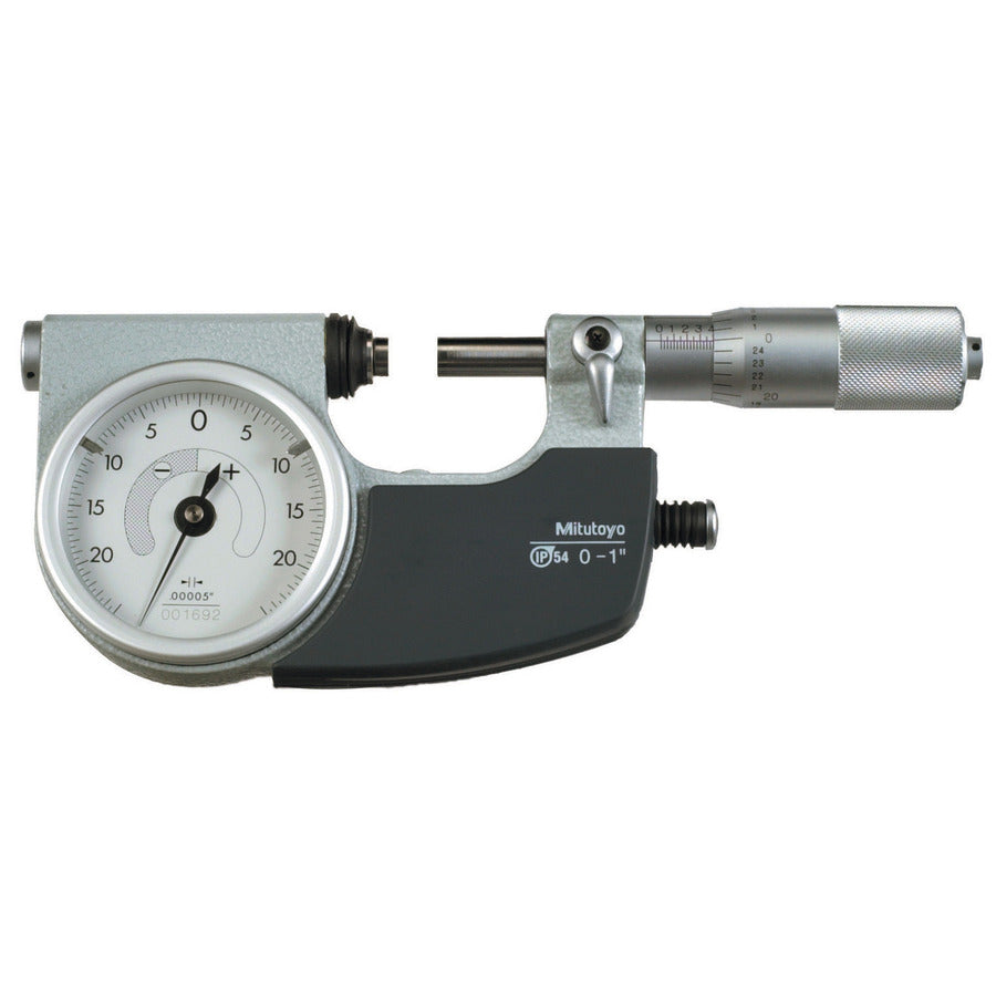 Micrómetro indicativo con botón derecho  0-1 pulg - Herramental