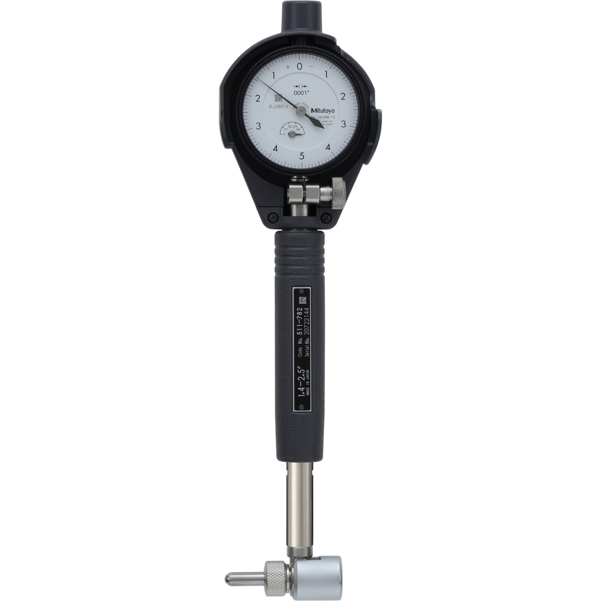 Medidor de agujeros corto, 1,4-2,5 pulg, 0,0001 pulg