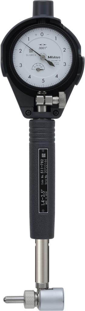 Medidor de agujeros corto, 1,4-2,5 pulg, 0,0001 pulg - Herramental