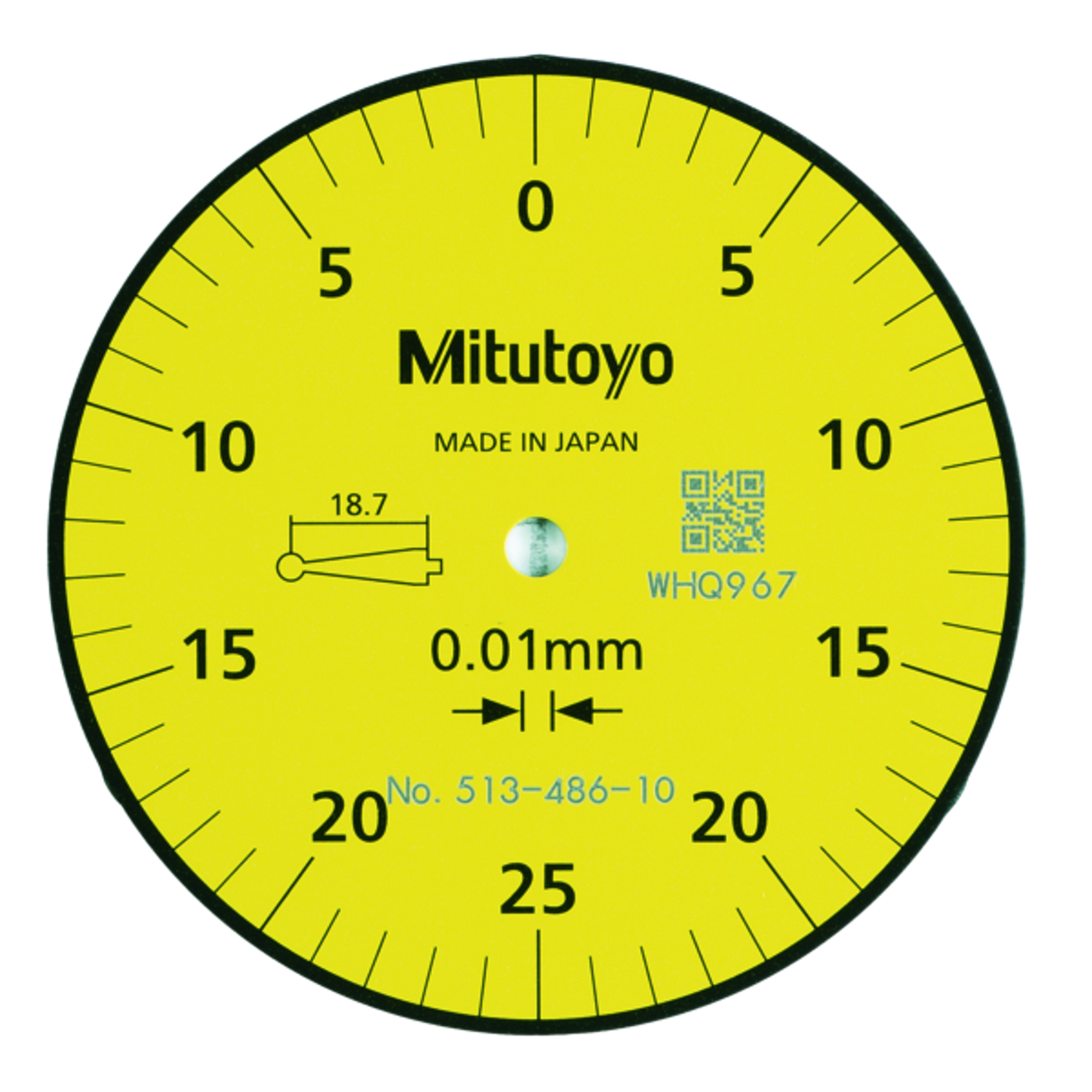 Indicador de carátula tipo palanca,Tipo paralelo 0,5mm, 0,01mm Mitutoyo