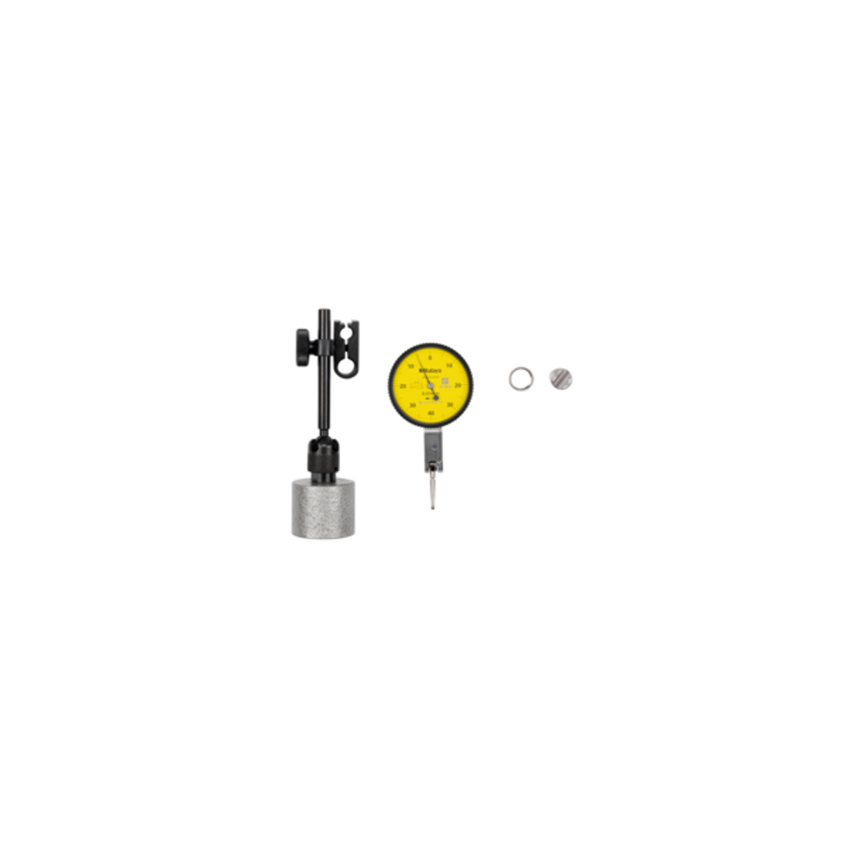 Indicador de carátula tipo palanca, Tipo horizontal 0,8mm, 0,01mm, con base magnética