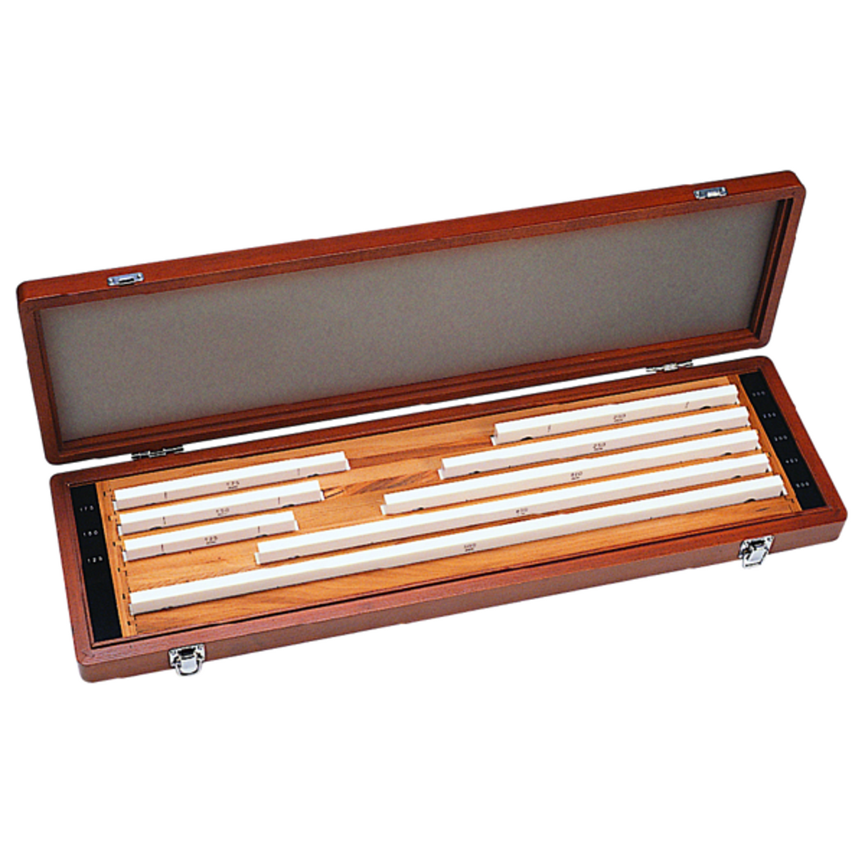 Juego de bloques patrón rectangular, mm, certificado de inspección, ISO, 8 Bloques, Grado 1, Cerámica