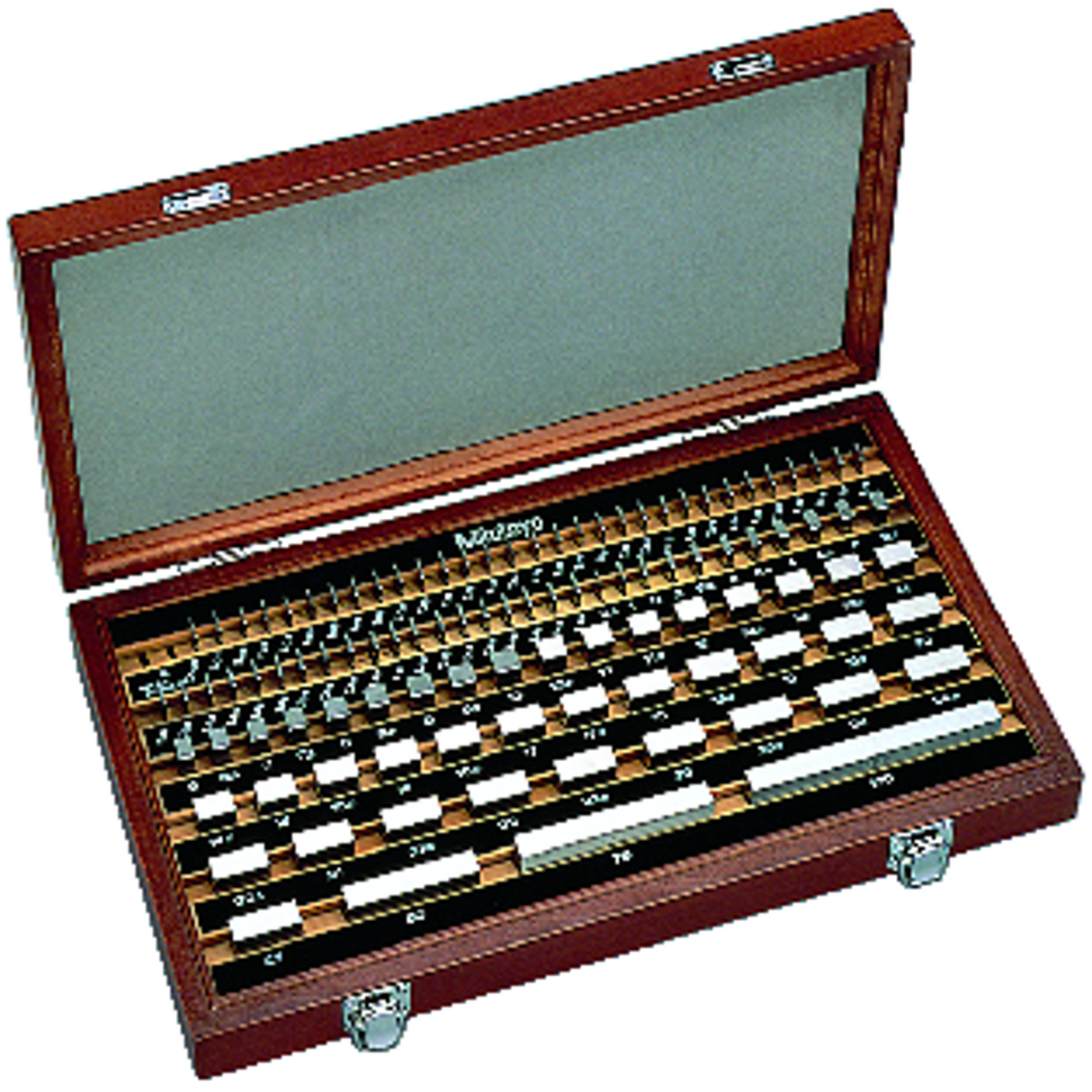Juego de bloques patrón rectangular, mm, certificado de inspección, ISO, 103 Bloques, Grado 0, Acero Mitutoyo