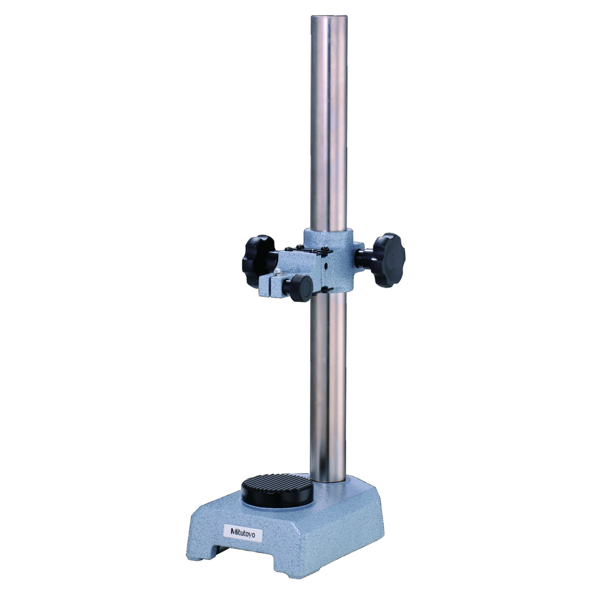 Base de comparación con base de acero D=58mm, mesa ranurada, Columna alta Mitutoyo