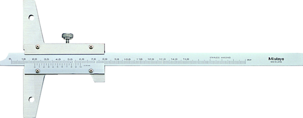 Medidor para profundidad con Vernier, ancho 0-150mm, 0,02mm - Herramental