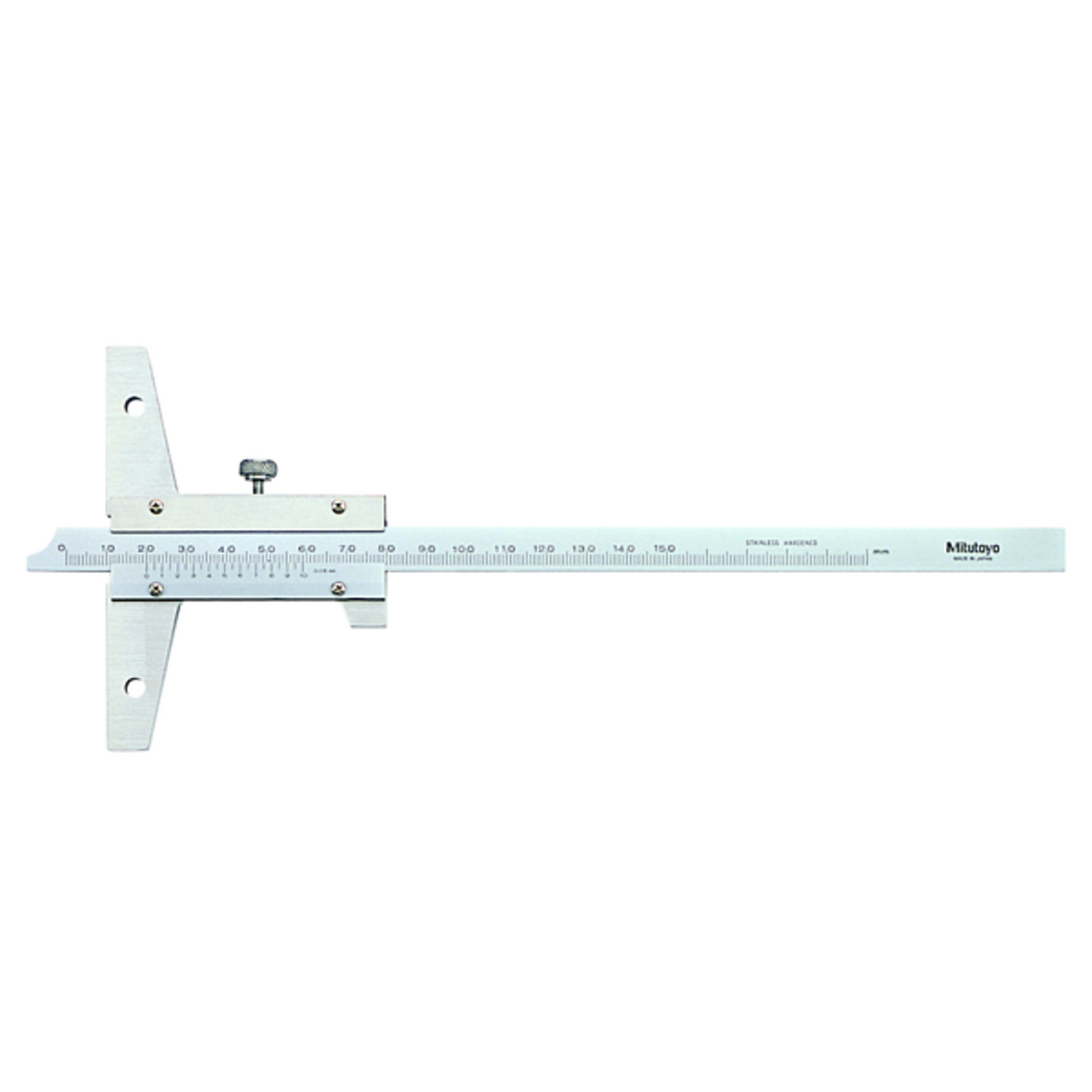 Medidor para profundidad con Vernier, ancho 0-150mm, 0,05 mm Mitutoyo