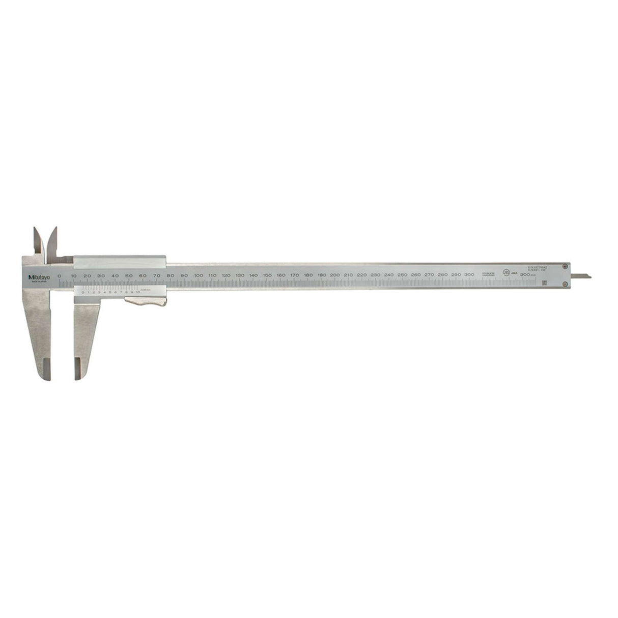 Calibrador vernier con freno de muelle 0-300mm, 0.05mm, mm Mitutoyo