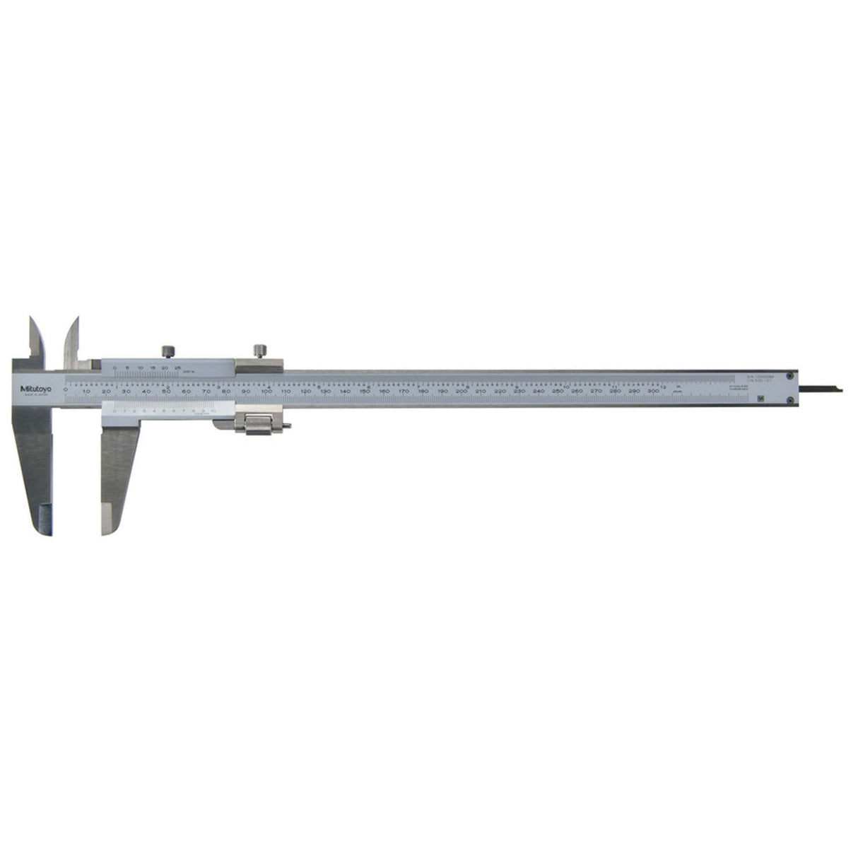 Calibrador vernier, ajuste fino 0-280mm, 0.02mm, mm/pulg