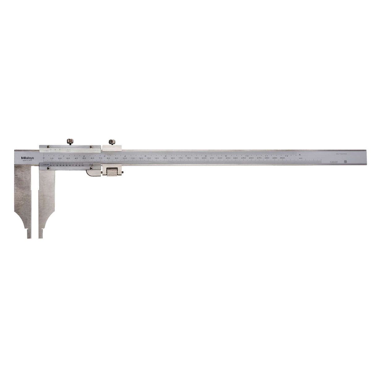 Calibrador vernier, puntas largas, ajuste fino. 0-300mm, 0.05mm, mm/pulg Mitutoyo