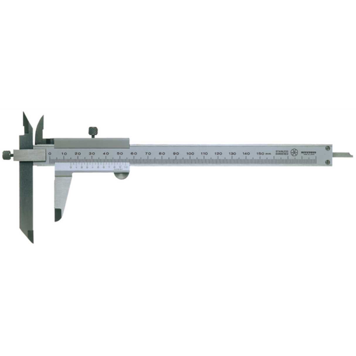 Calibrador Vernier de punta ajustable 0-150mm, 0.05mm, mm