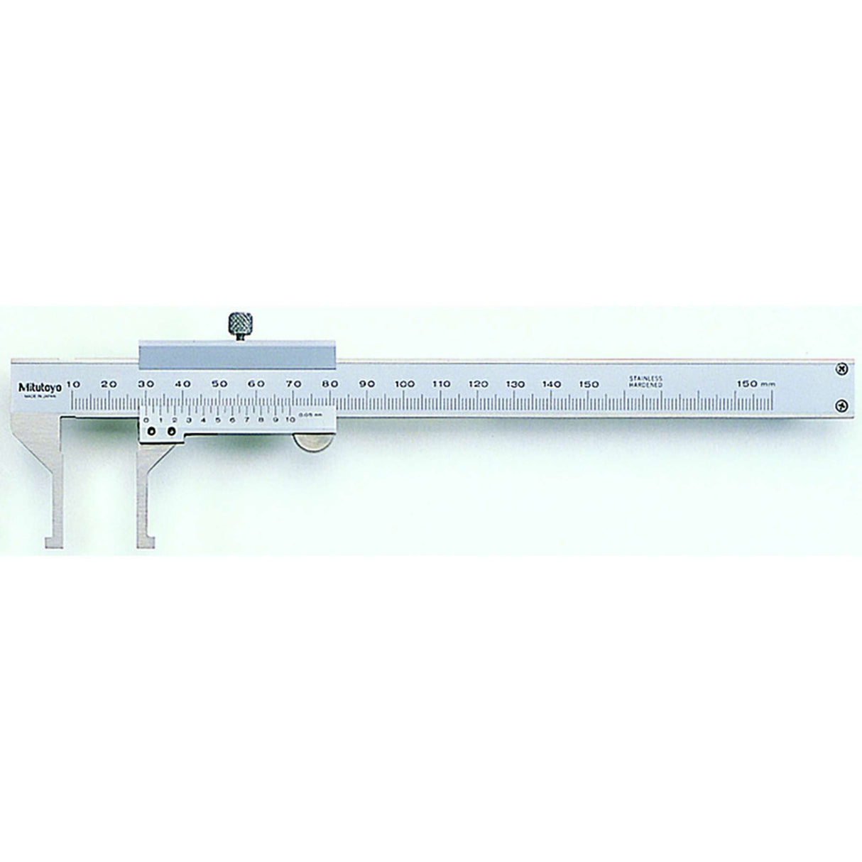 Calibrador vernier de puntas cónicas 10-150mm, 0.05mm, mm Mitutoyo