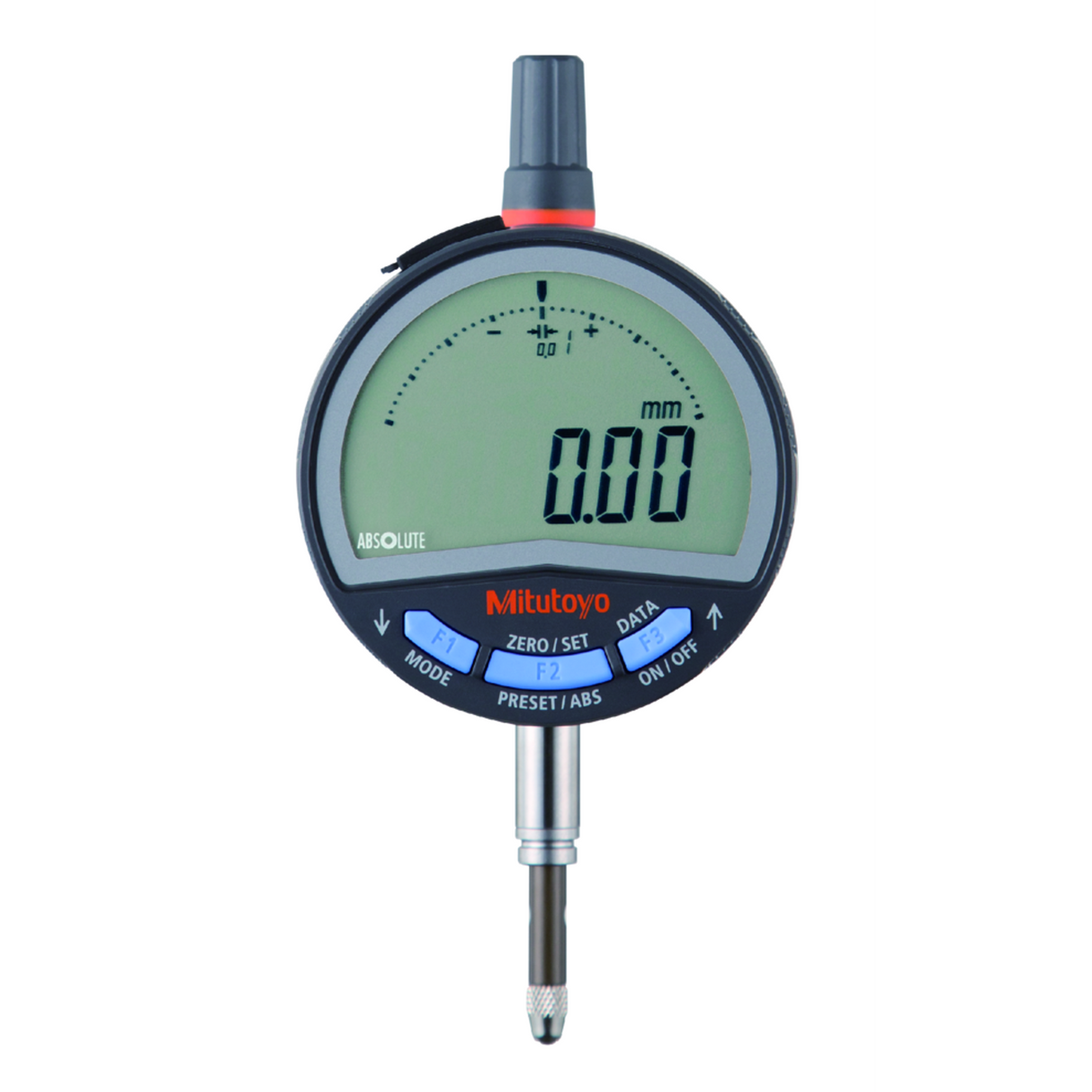 Indicador digital ID-C tipo de fuerza baja 12,7mm, 0,01mm, tapa plana Mitutoyo