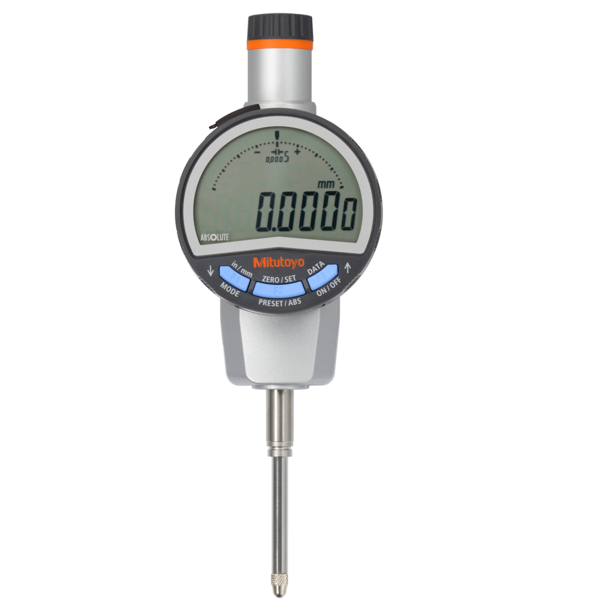 Indicador digital ID-C pulg/mm, 1 pulg, 0,00002 pulg, tapa plana Mitutoyo
