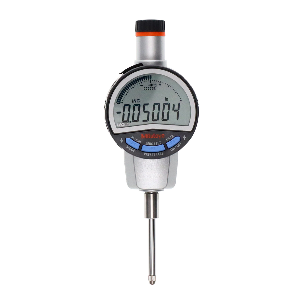 Indicador digital ID-C, Tipo ASME/ANSI pulg/mm, 1 pulg, 0,00002 pulg, tapa plana Mitutoyo