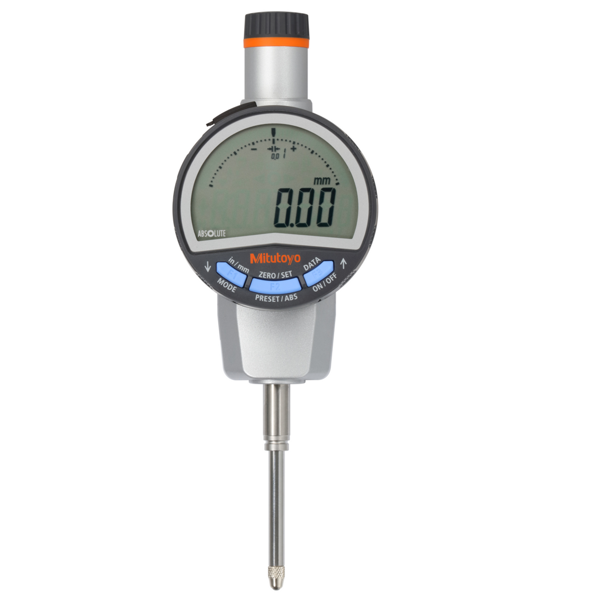 Indicador digital ID-C pulg/mm, 1 pulg, 0,0005 pulg, tapa plana