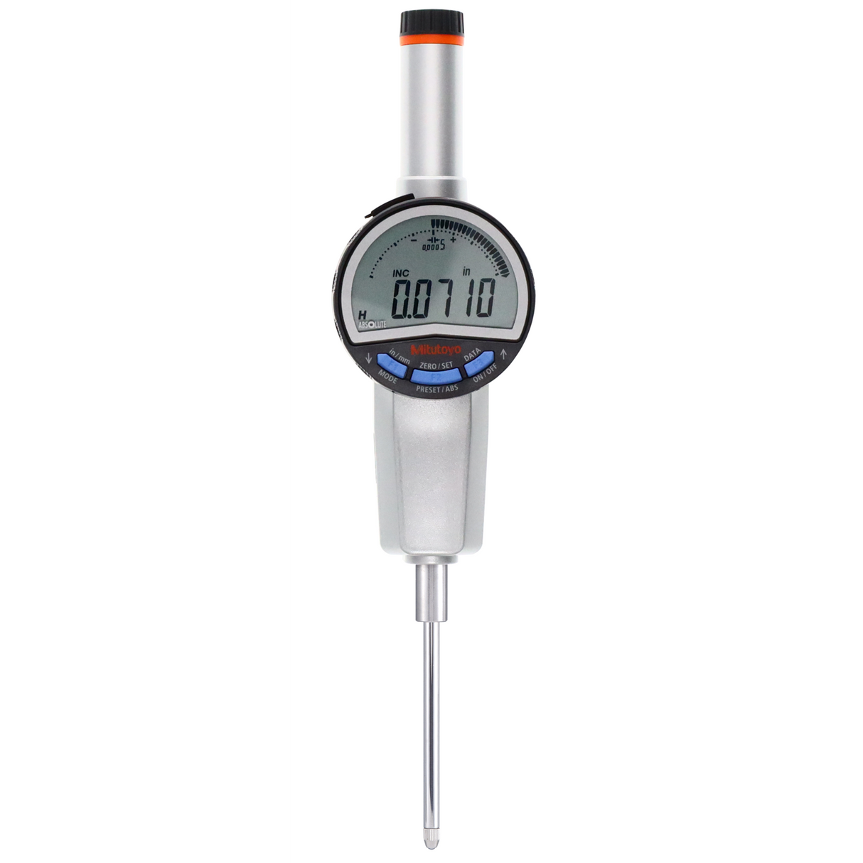 Indicador digital ID-C, Tipo ASME/ANSI pulg/mm, 2 pulg, 0,0005 pulg, tapa plana Mitutoyo