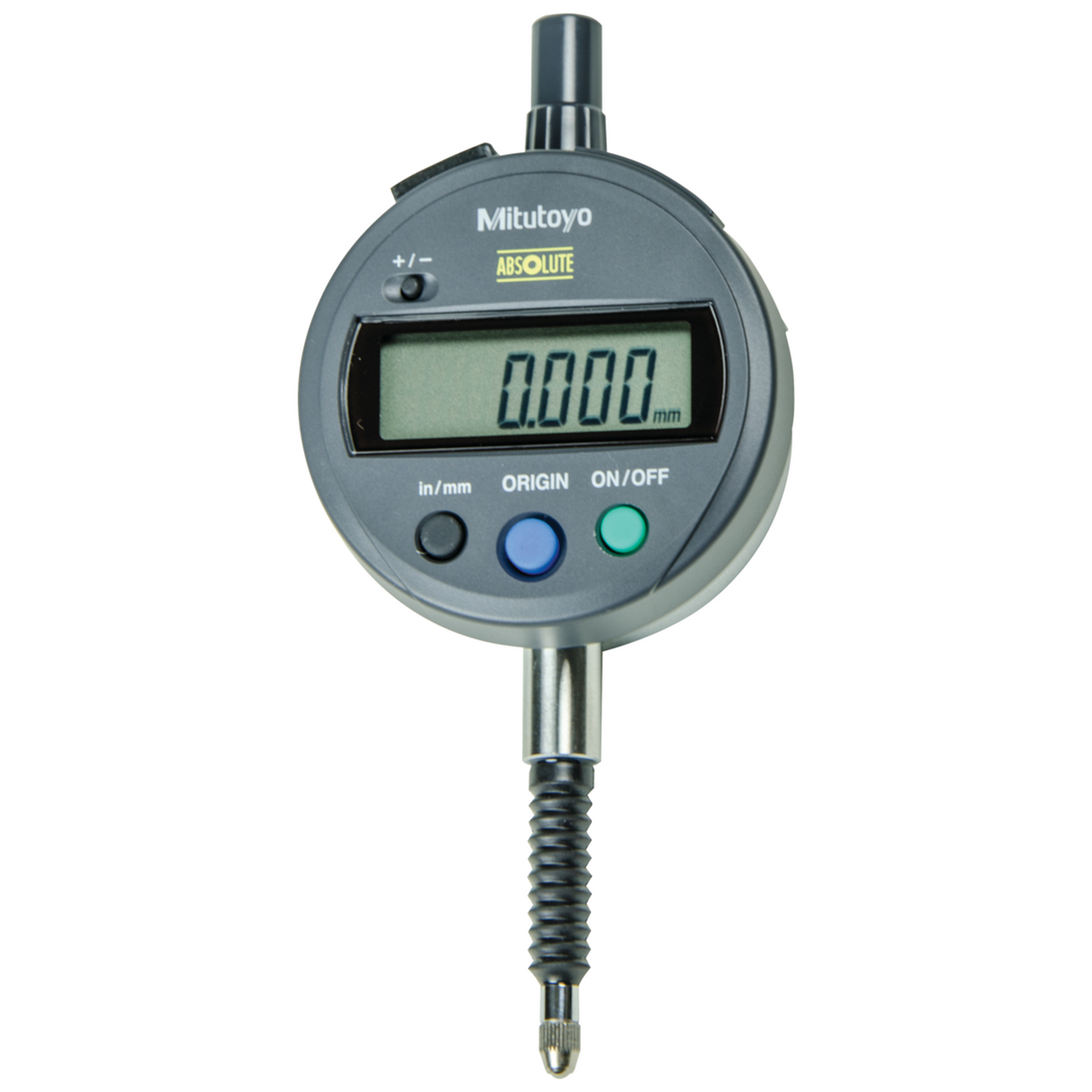 Indicador digital ID-S, IP53 pulg/mm, 0,5 pulg, 0,00005 pulg,Tapa con oreja Mitutoyo