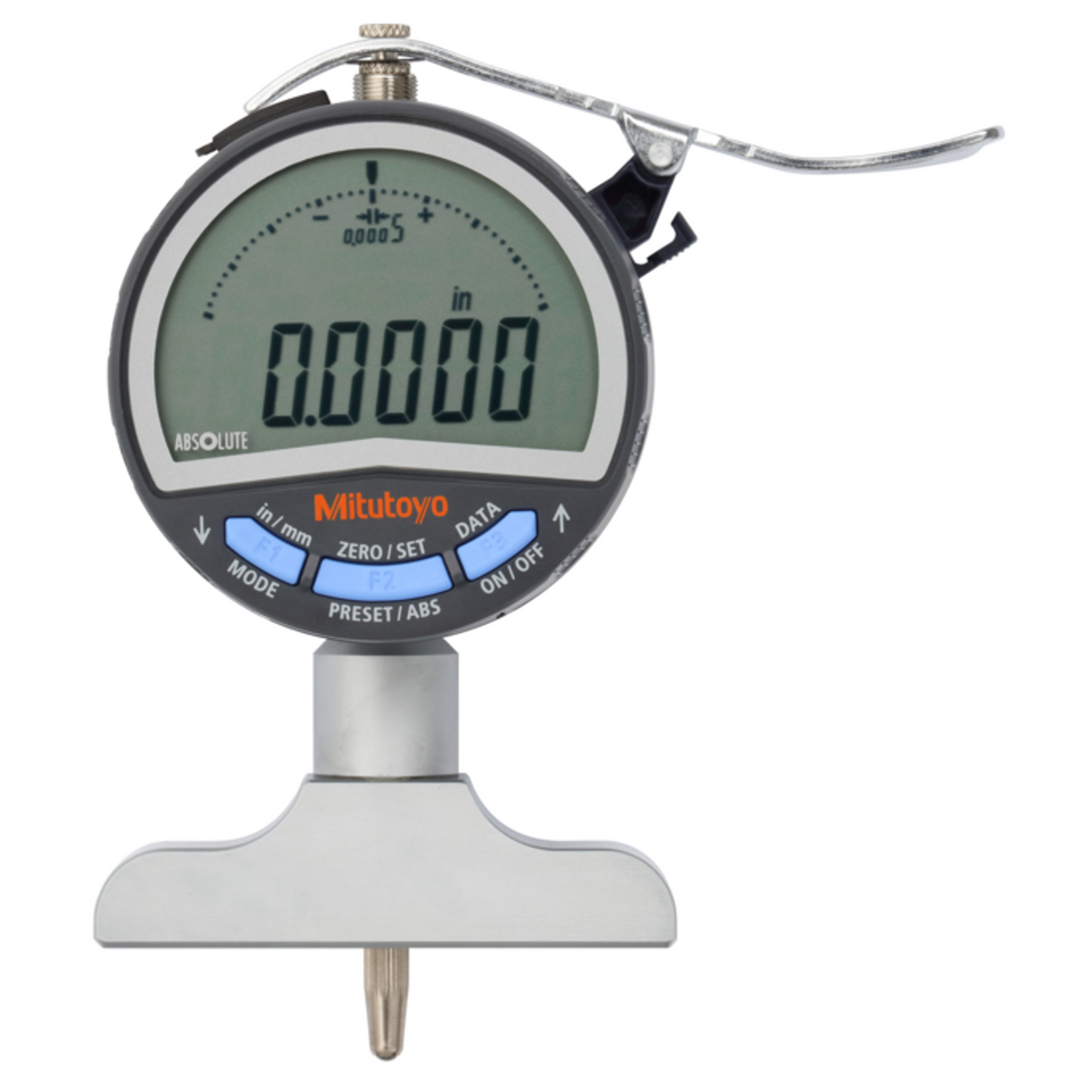 Medidor para profundidad Digital, ancho 0-8 pulg, 0,0005 pulg, 63,5mm Base Mitutoyo