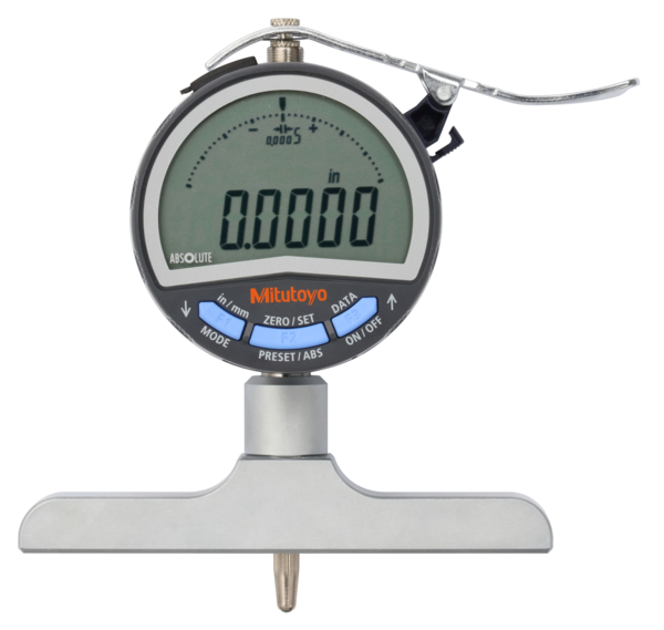 Medidor para profundidad Digital, ancho 0-8 pulg, 0,0005 pulg, 101,6mm Base - Herramental