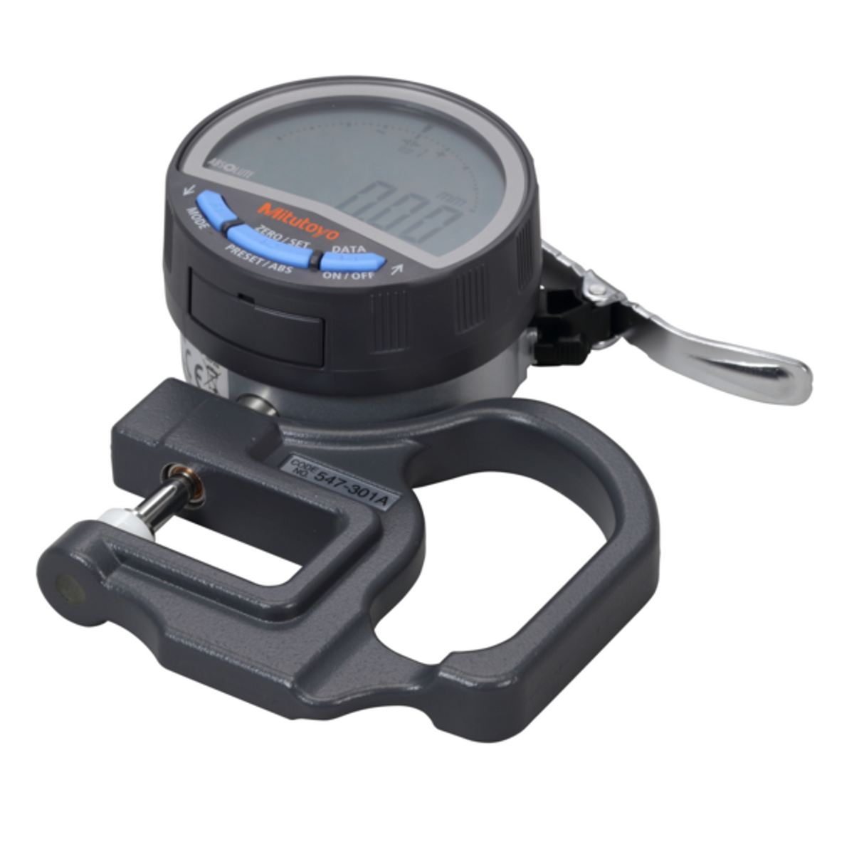 Medidor de espesor digital, Tipo plano 0-10mm, 0,01mm