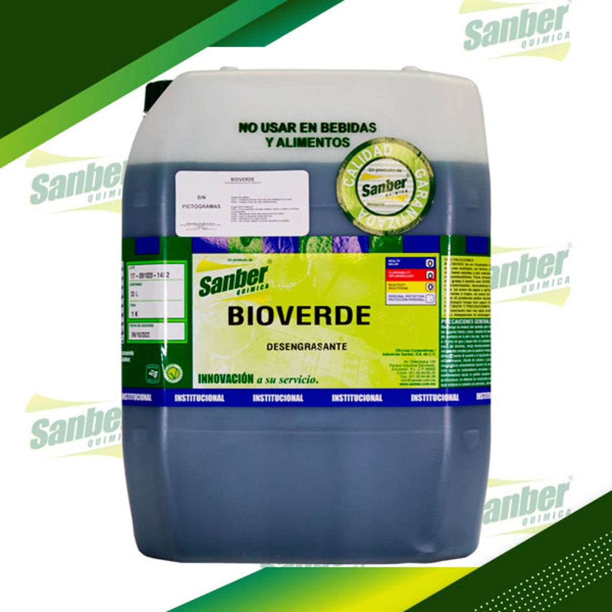BIOVERDE DESENGRASANTE BIODEGRADABLE PORRON 20 Litros