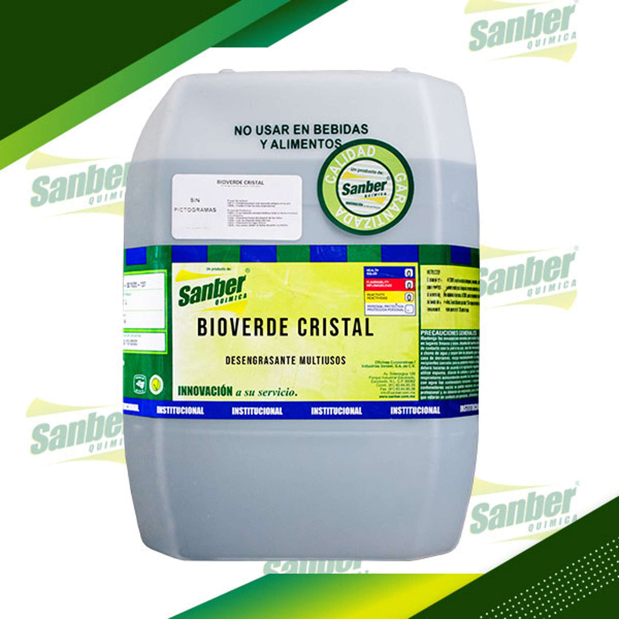 BIOVERDE CRISTAL DESENGRASANTE TAMBOR 200 Litros Sanber