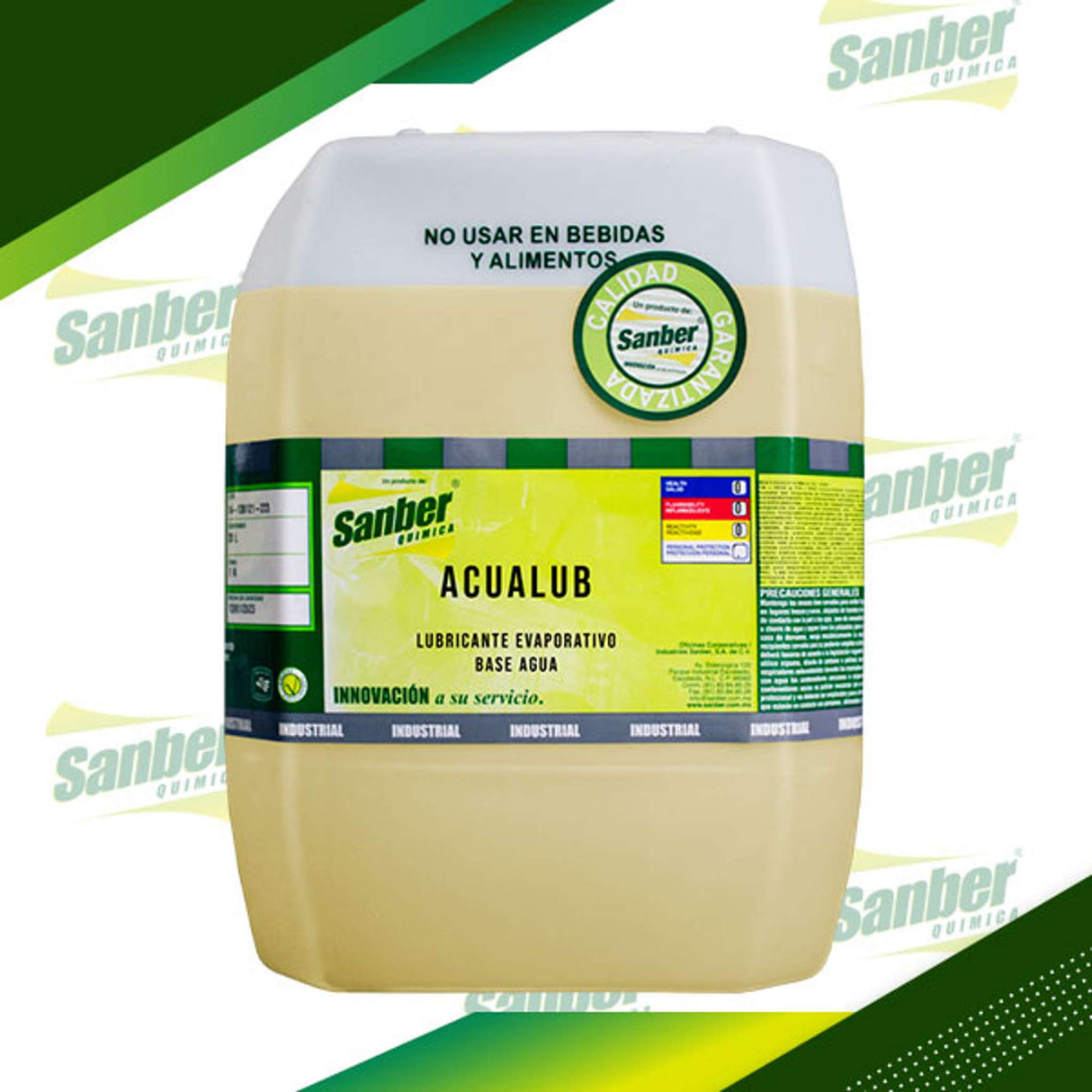 ACUALUB G LUBRICANTE BASE AGUA TAMBOR 200 LITROS Sanber