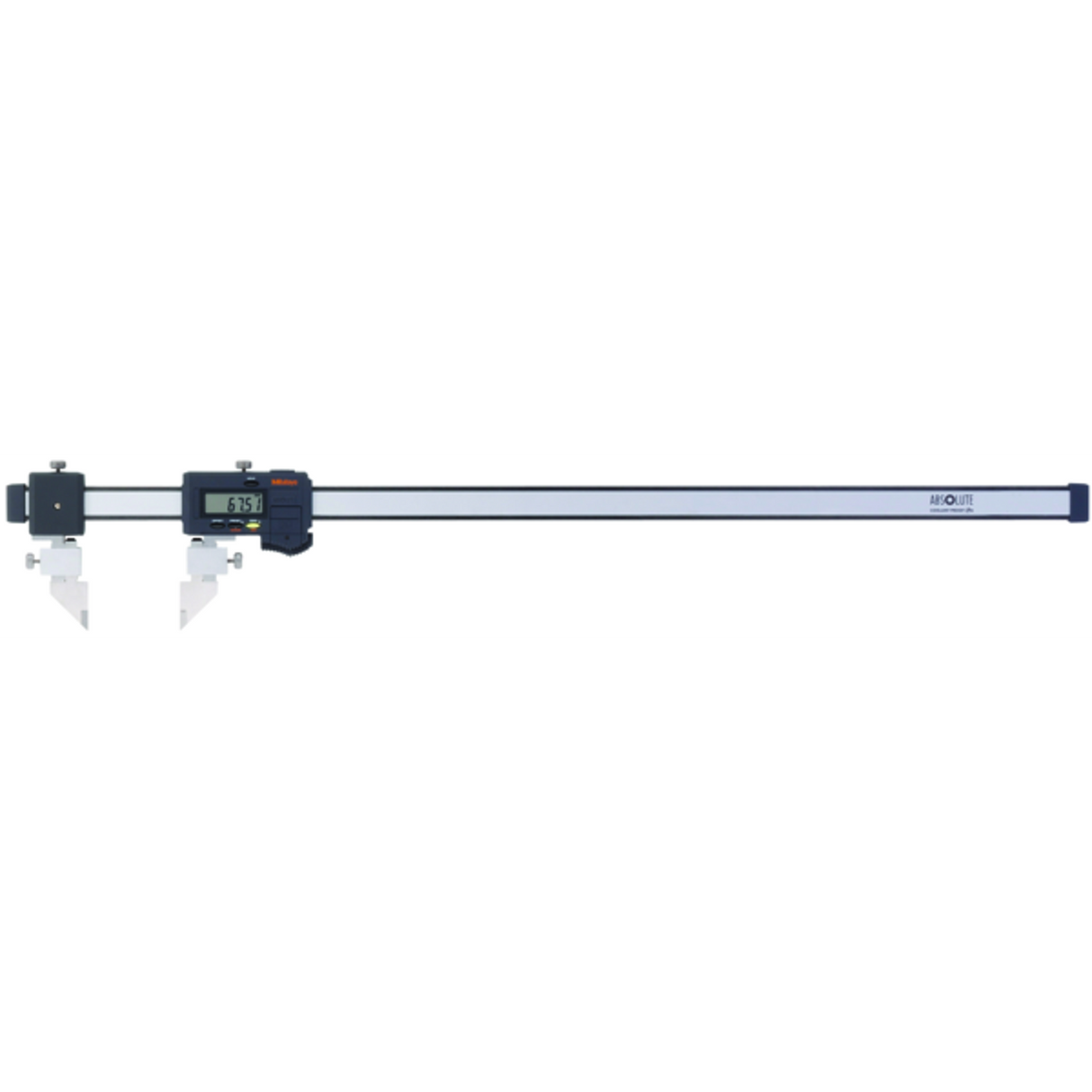 Calibrador ABS digital, de Fibra de Carbón a Prueba de Refrigerantes ABSOLUTE con puntas intercambiables pulg/mm, 0-24 pulg, IP66 Mitutoyo