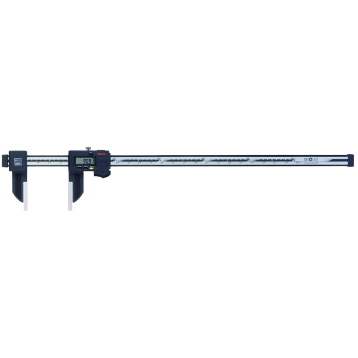 Calibrador digital ABS de fibra de carbono pulg/mm, 0-24 pulg, IP66 Mitutoyo