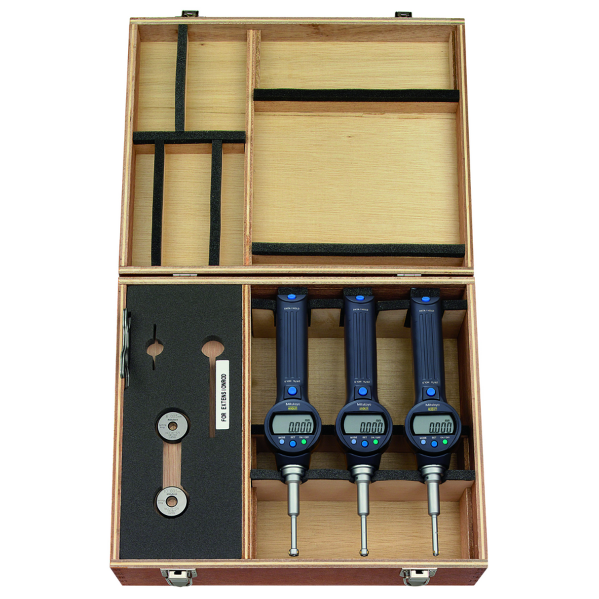 Juego de Borematic digital ABS de interiores de 3 punta Pulg/mm, 0,275-0,5 pulg, Compl. Unit Set Mitutoyo