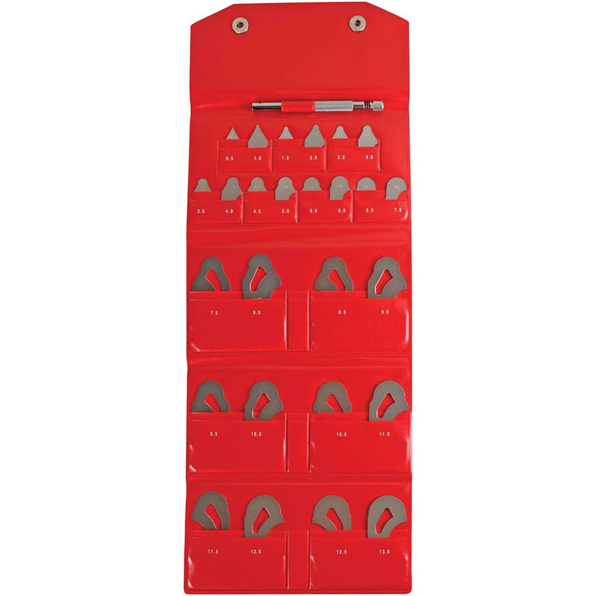 Calibrador de radios 0,5-13mm, 26 Pares Mitutoyo