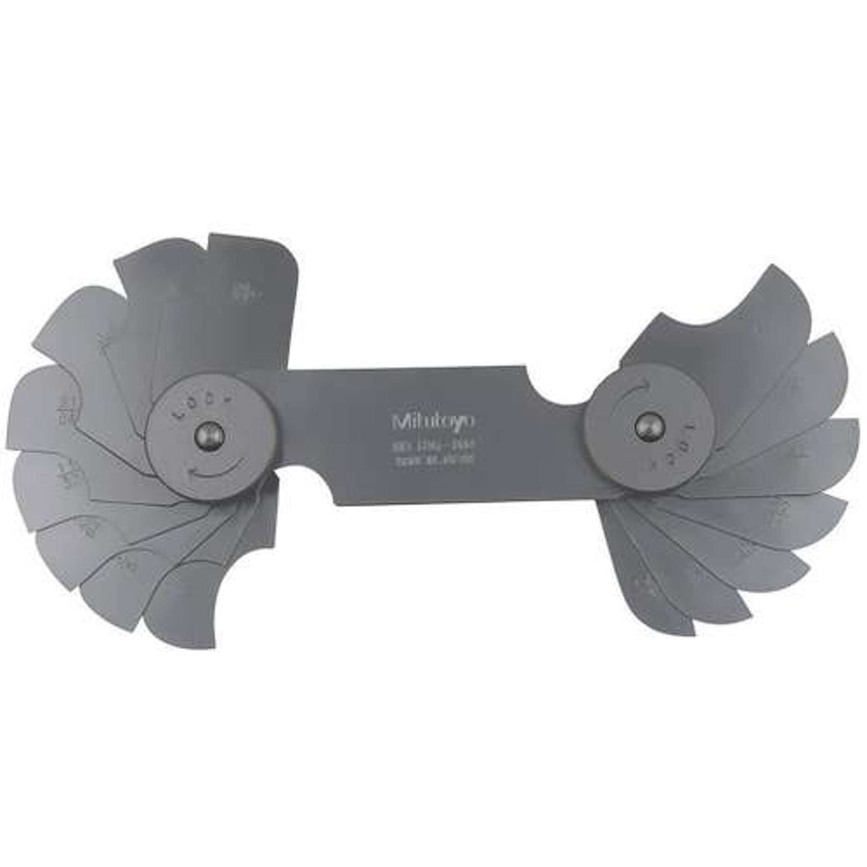 Calibrador de radios 9/32-33/64 pulg, 16 Pares Mitutoyo