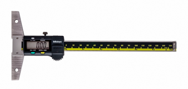 Medidor de profundidad ABS digital, pulg/mm 0-8 pulg/0-200mm - Herramental
