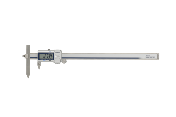 Calibrador digital ABS de centros con punta ajustable pulg/mm, 0,404-12,4 pulg, IP67, Rodillo  para el pulgar - Herramental
