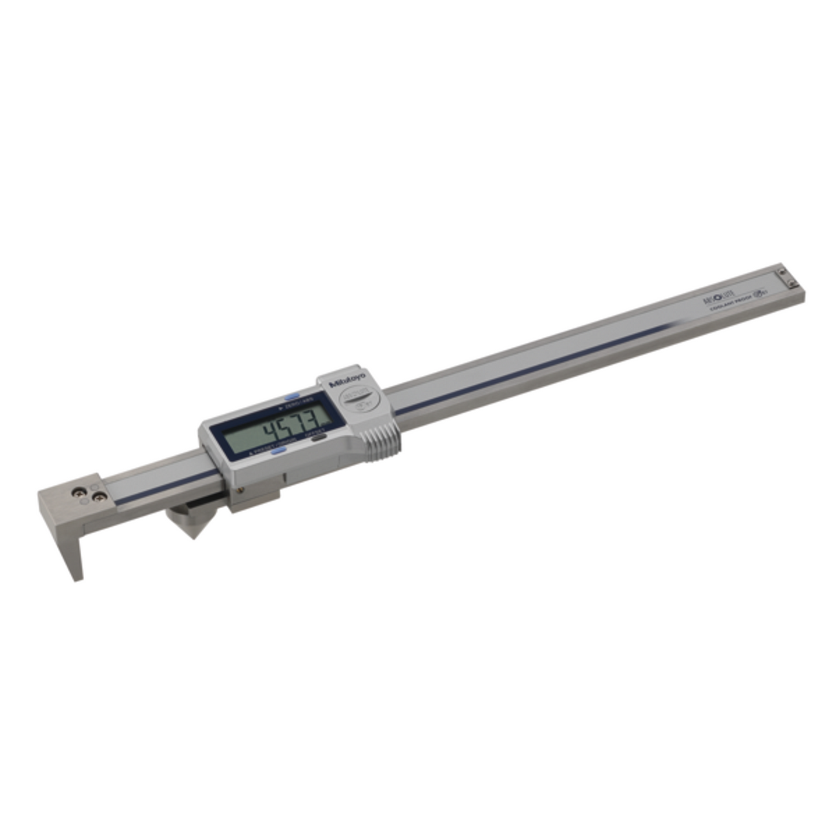 Calibrador digital ABS de centros con puntas posteriores, IP67 10,1-200mm, Borde/Centro Mitutoyo