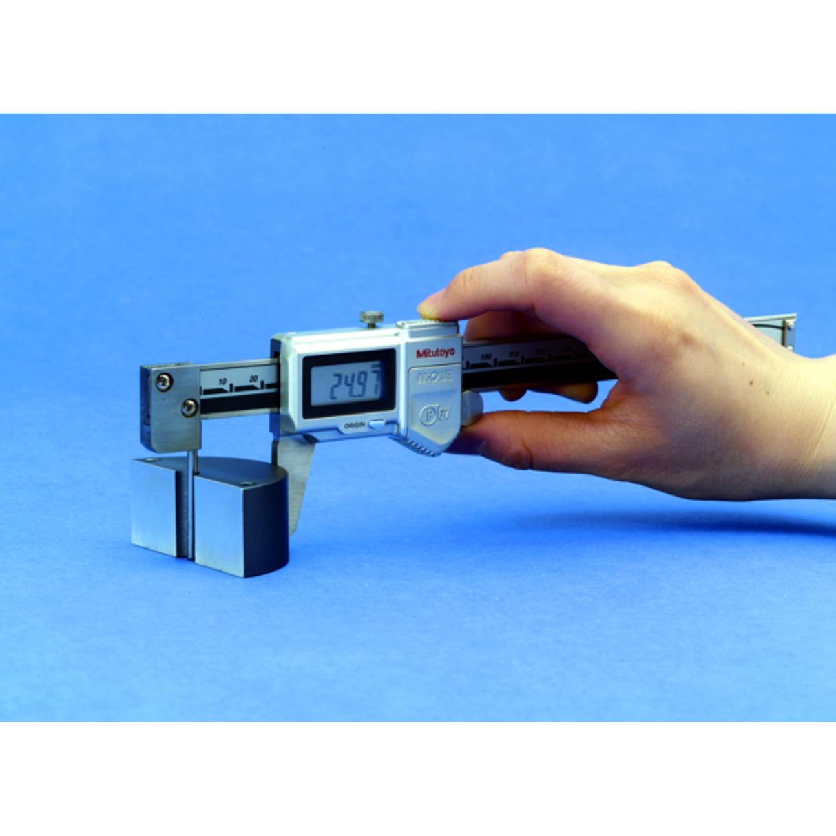 Calibrador de Espesor Tubular Digimatic ABSOLUTE y Vernier, 0 - 6 pulg