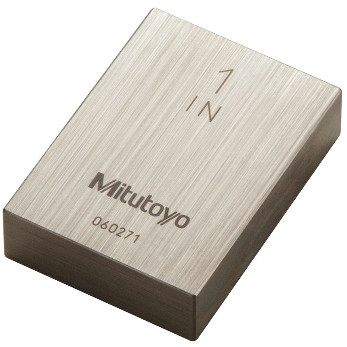 Bloque patrón rectangular, pulg. certificado de inspección ASME, Grado 1, Acero, 1 pulg Mitutoyo