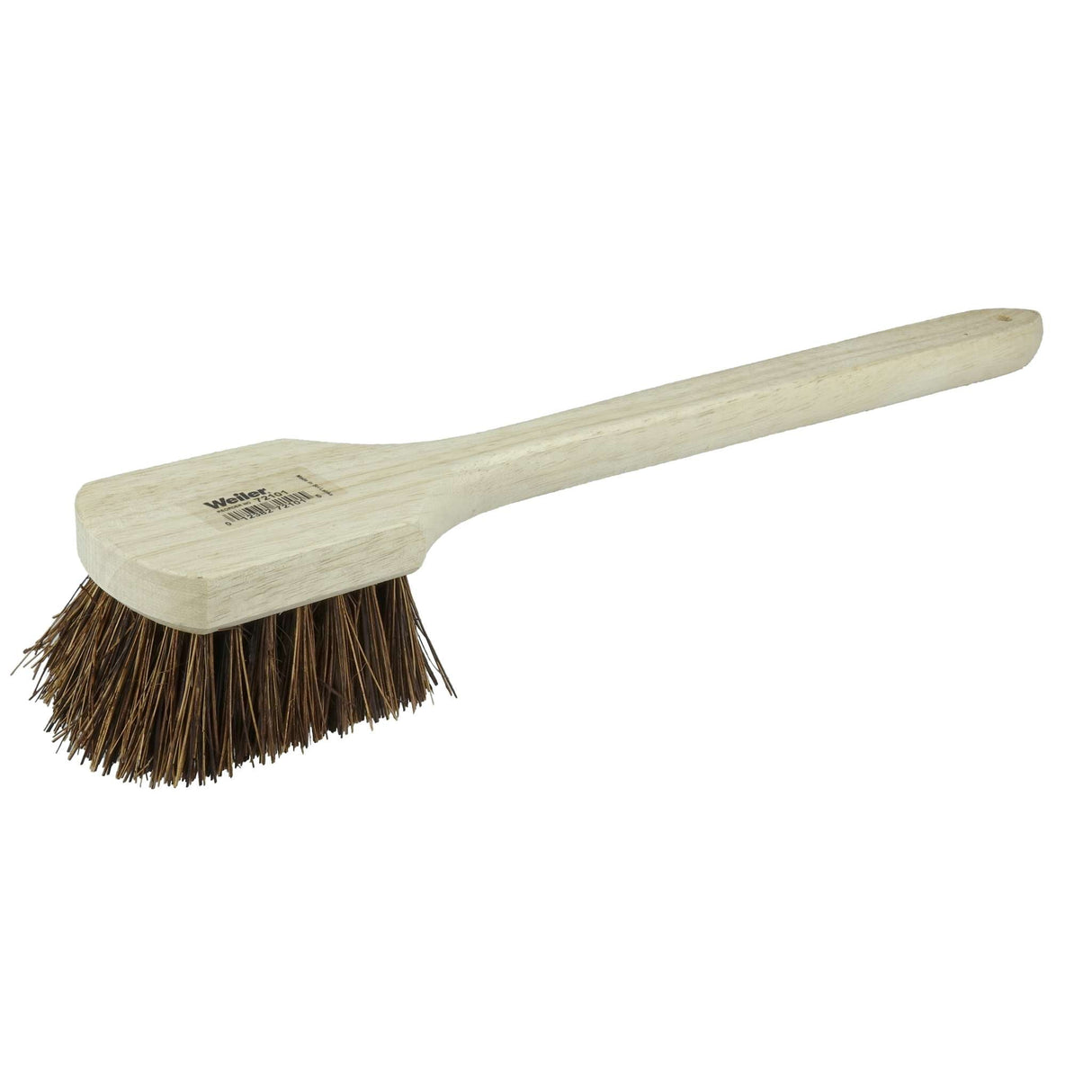 20" Cepillo Manual, Fibra de Palmera, Mango Largo, Bloque de Madera Weiler