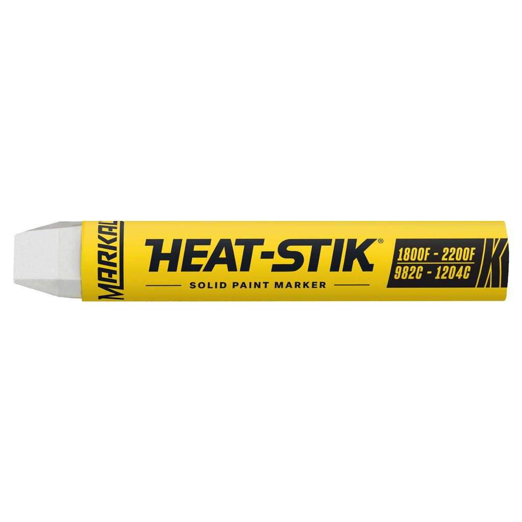Marcador de Pintura Sólida Heat Stik® Aplicación en Superficies Calientes, Color Blanco - Herramental