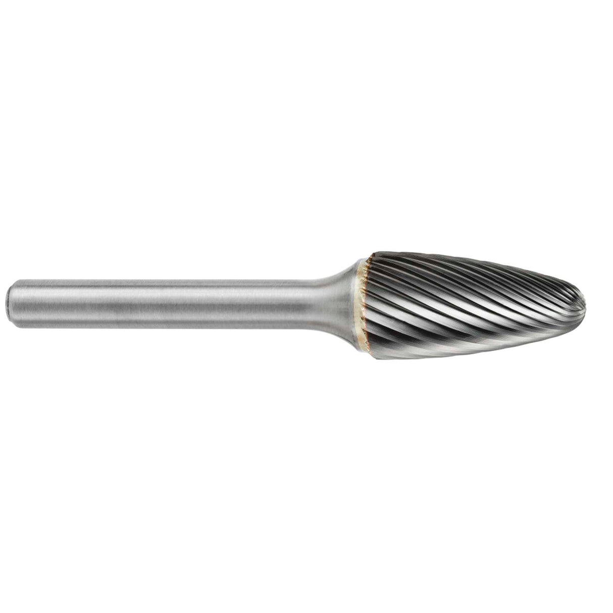 Lima Rotativa SF-51M, diam. de 6.3 mm X 12.7 mm de longitud, X 3 mm de diam. de zanco y 45 mm de largo total, corte , Sin recubrimiento ATA SGS PRO