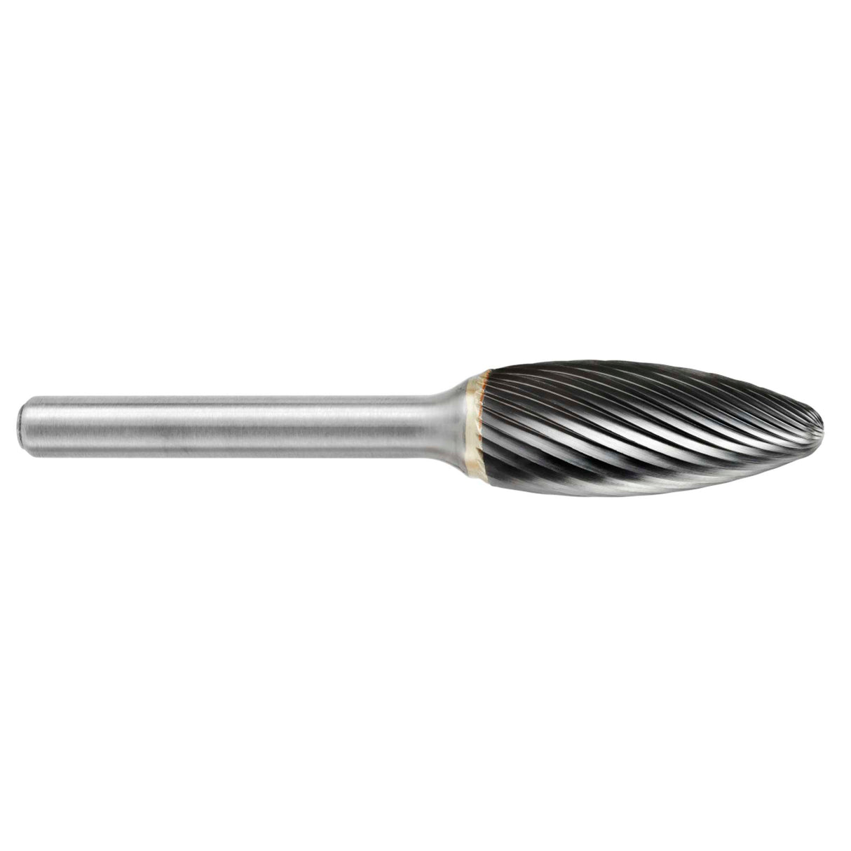 Lima Rotativa SH-2M, diam. de 8 mm X 19 mm de longitud, X 6 mm de diam. de zanco y 64 mm de largo total, corte , Sin recubrimiento