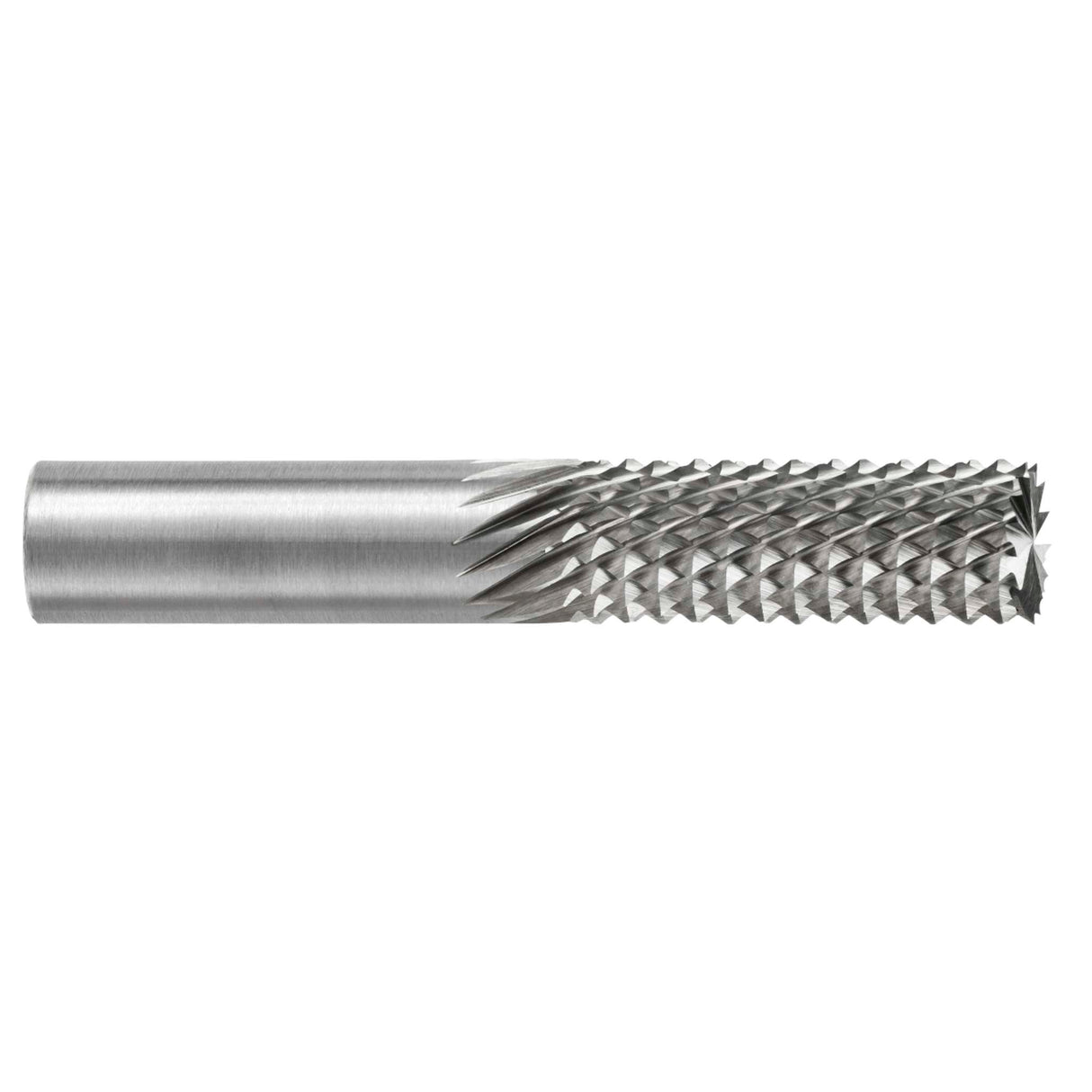 Lima Rotativa FGR, diam. de 10 mm X 25 mm de longitud, X 10 mm de diam. de zanco y 75 mm de largo total, corte , Sin recubrimiento ATA SGS PRO