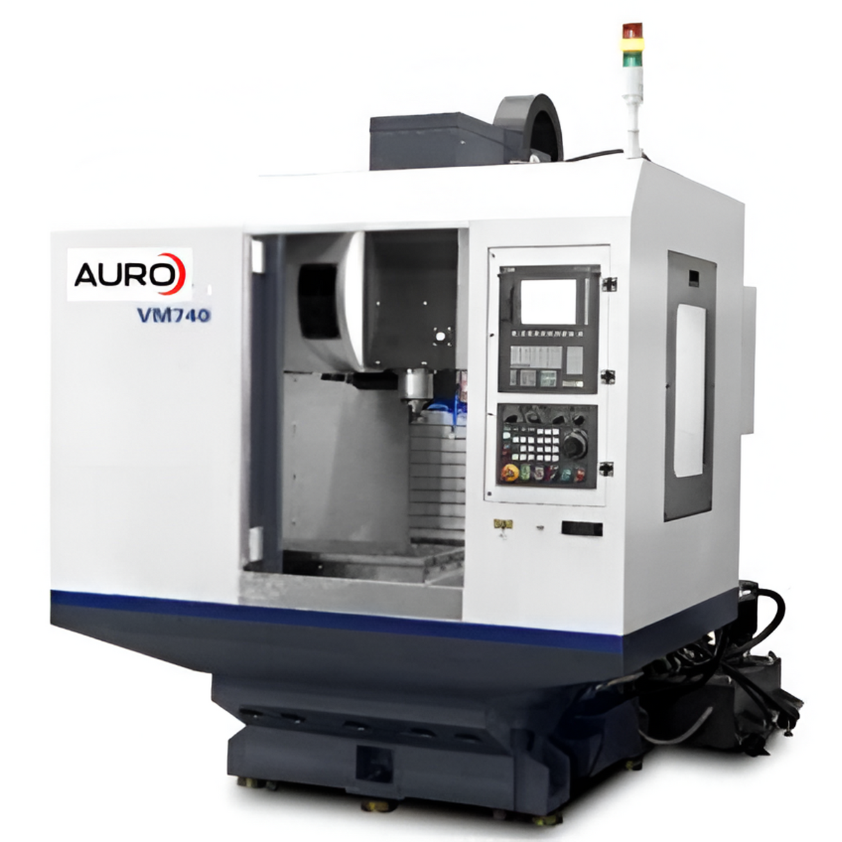 Centro de maquinado modelo VM740S con accesorios estándar Auro