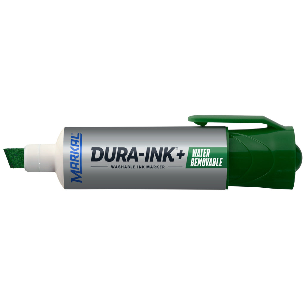 Marcador de Tinta Dura-Ink®, Punta Cincel, Color Verde - Herramental